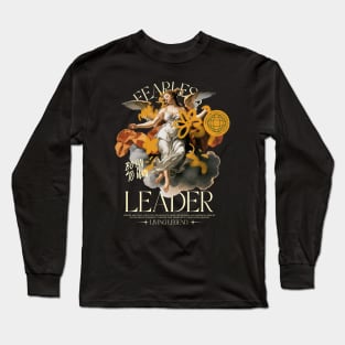 Fearless Leader Urban Street Style Graffiti Long Sleeve T-Shirt